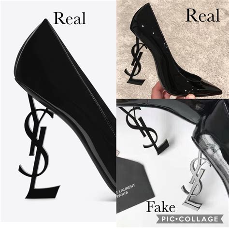 how to tell fake ysl shoes|ysl strappy heel slippery.